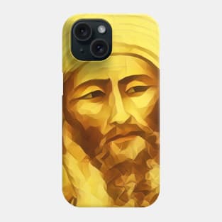 Averroes Golden Portrait | Averroes Artwork 9 Phone Case