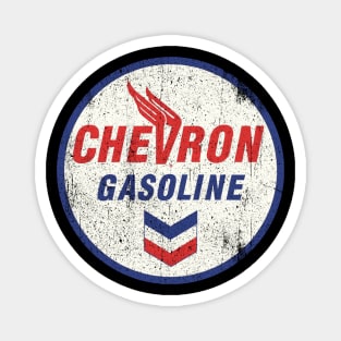 Chevron Gasoline vintage style logo Magnet