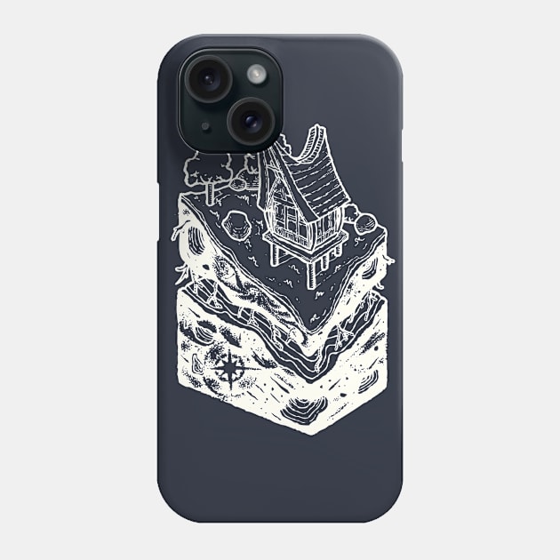 Traditional House Tongkonan Phone Case by mapin