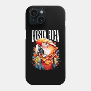 Rainforest Rainbow: A Costa Rican Adventure with Macaws Phone Case