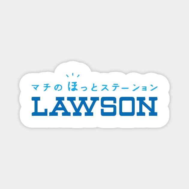 Lawson Station Japanese Convenience Store Logo Magnet by Twerps