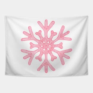 Snowflake (coral) Tapestry