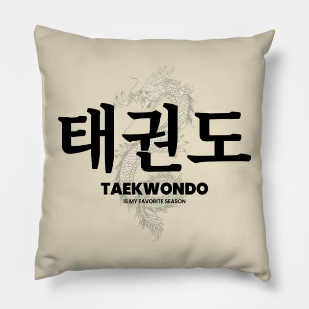 taekwondo Pillow by Circle Project