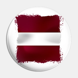 Latvia Artwork Pin