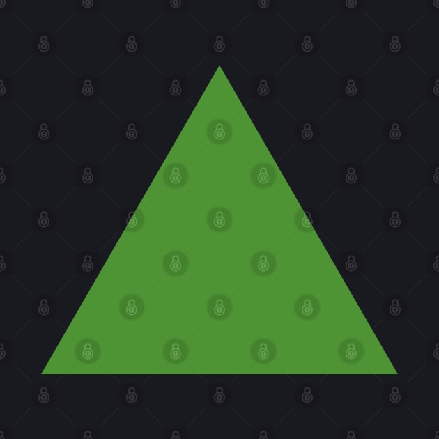 Green triangle by AliciaZwart