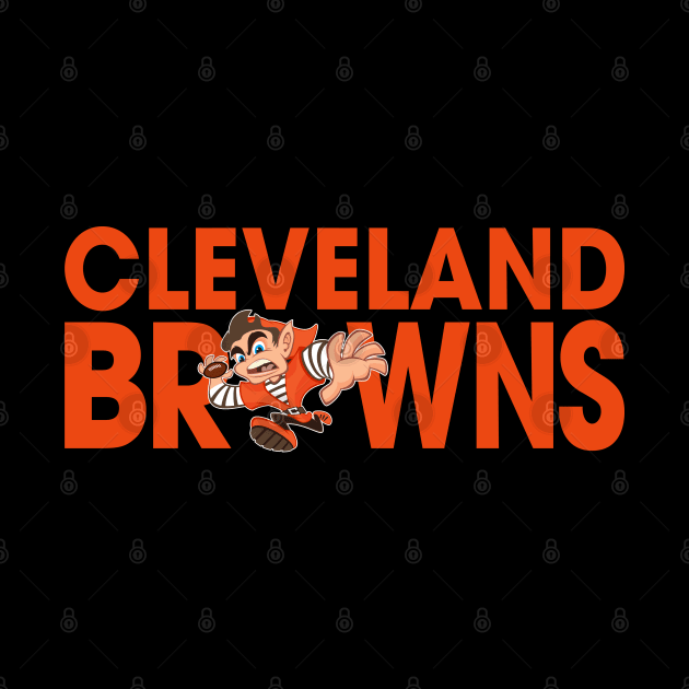 Cleveland Browns Elf Runner Logo by Goin Ape Studios
