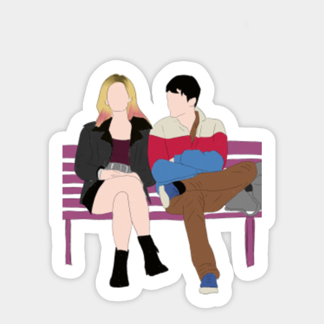 Maeve Otis On A Bench Sex Education Sticker Teepublic Uk