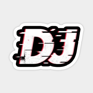 DJ DeeJay DJane Glitch Effect Magnet