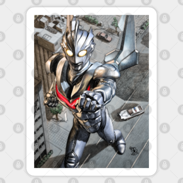 Ultraman Noa Ultraman Noa Sticker Teepublic
