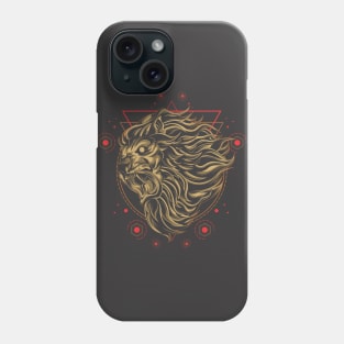 Raging lion Phone Case