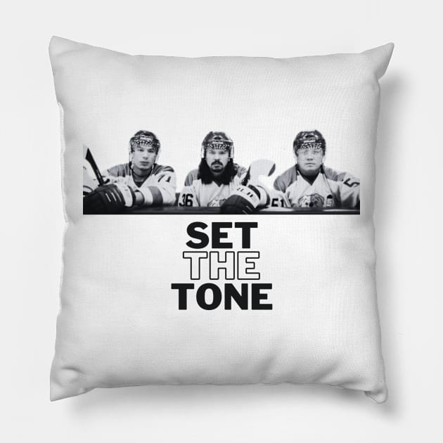 Jims Set the Tone Pillow by TorrezvilleTees