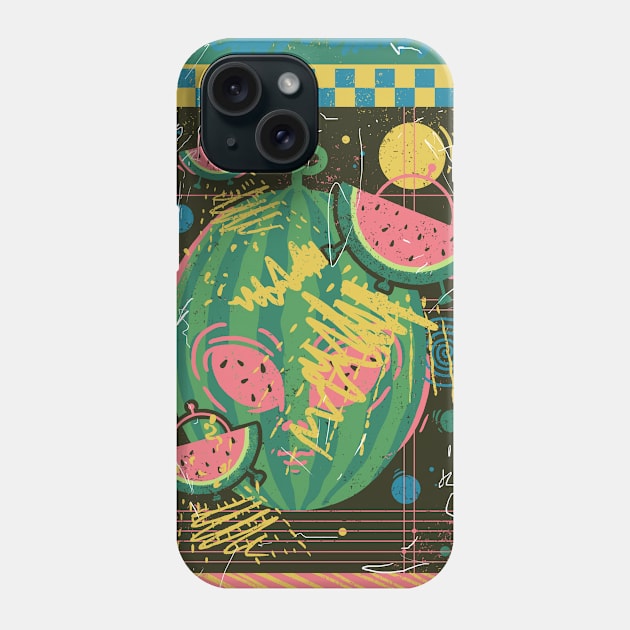 Watermelon Ufo Phone Case by prawidana