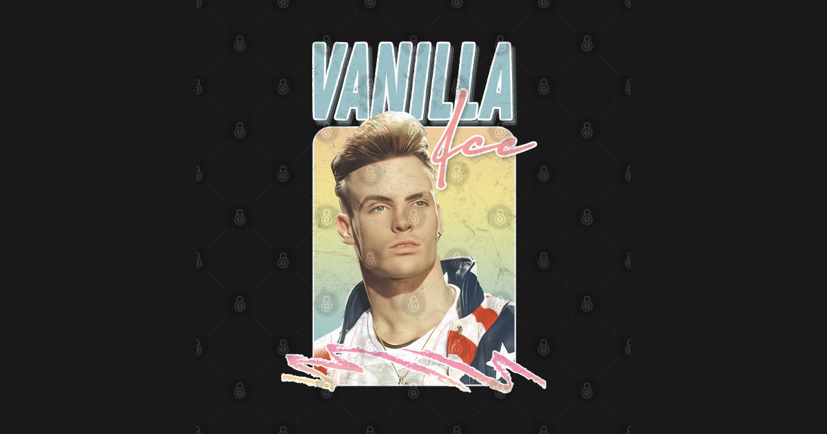 Vanilla Ice / 90s Aesthetic Fan Art Design - Mc Hammer - T-Shirt ...