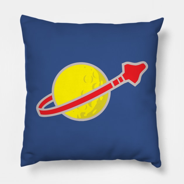 LEGO Space Minifig Classic Logo Pillow by TKL