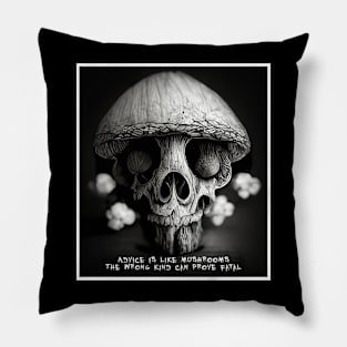 mushroom cranium Pillow