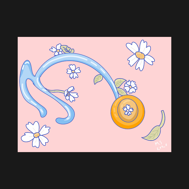 Flower Stethoscope by Thedisc0panda