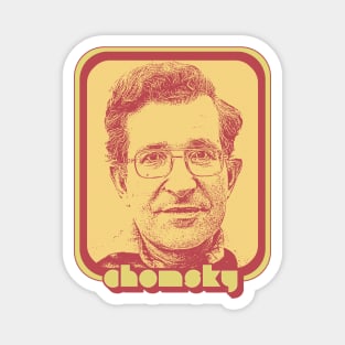 Noam Chomsky // Retro 90s Tribute Styled Fan Design Magnet