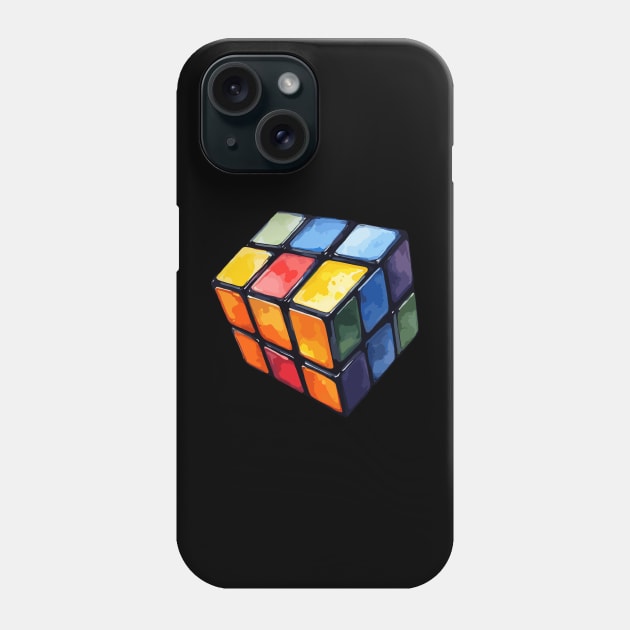 Rubiks Cube Phone Case by Siha Arts