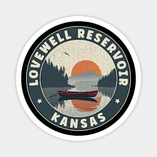 Lovewell Reservoir Kansas Sunset Magnet