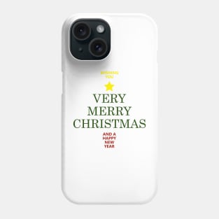 Wishing you a very merry christmas Phone Case