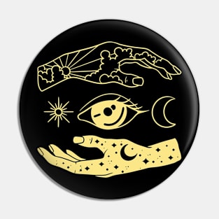 Magic witch eye spirit Pin