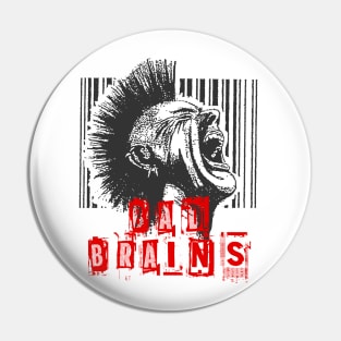 bad brains barcode Pin