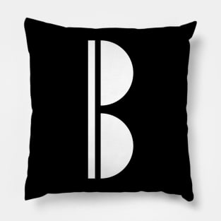 b letter design Pillow