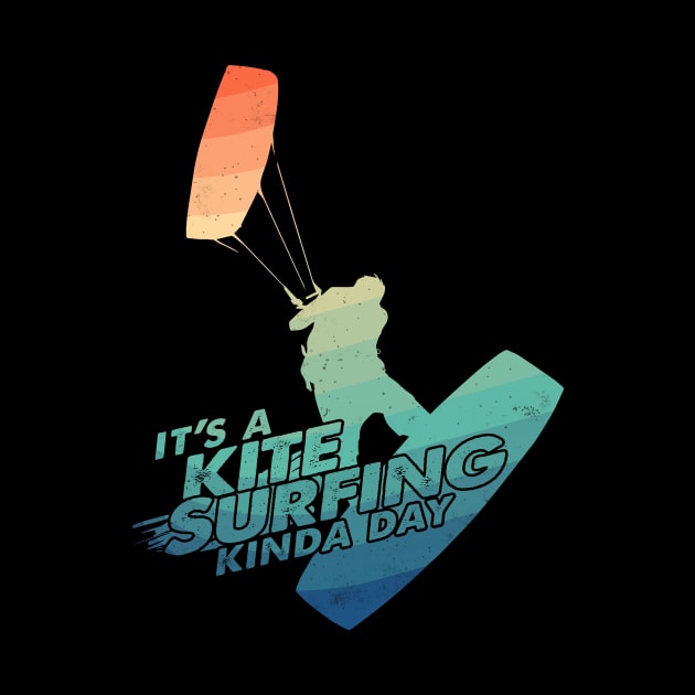 Funny Kitesurfing Quote Vintage Colors Look by MarkusShirts