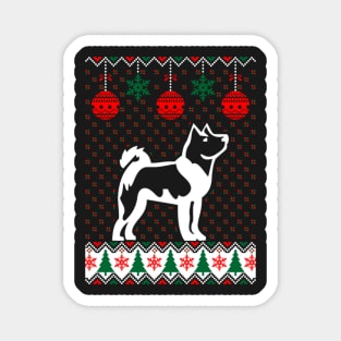 Akita Inu Ugly Christmas Model Magnet