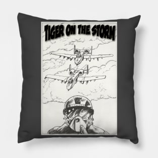Tiger on the Storm #3 Cover Art Pillow