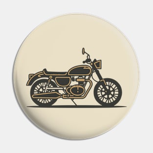 A classic motorcycle Pin