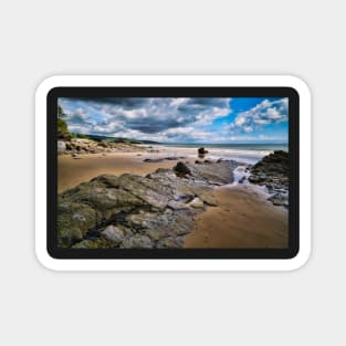 Beach & Rocks - Coastal Scenery - Amroth - Pembrokeshire Magnet