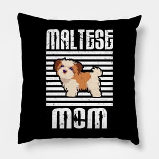 Maltese Mom Proud Dogs Pillow