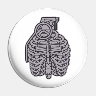 Grenade Ribcage Pin