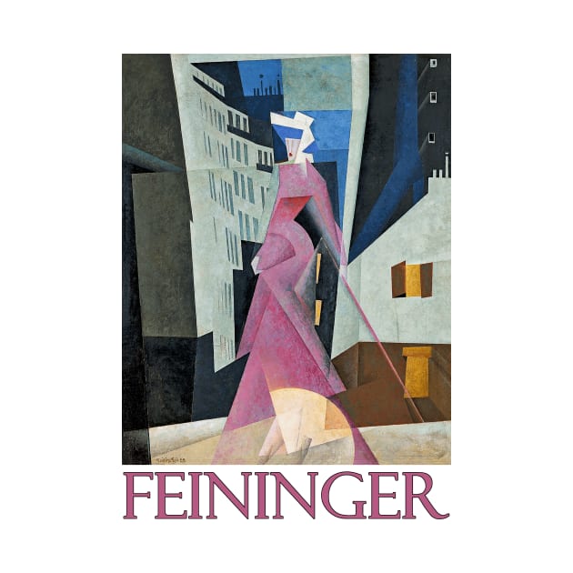 Lady in Mauve by Lyonel Feininger by Naves