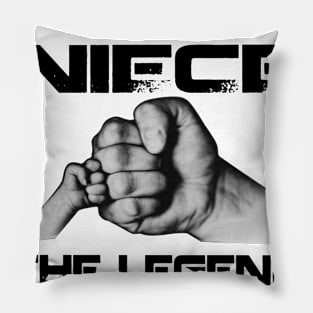 Father's Day Uncle And Niece The Legend And The Legacy Pillow