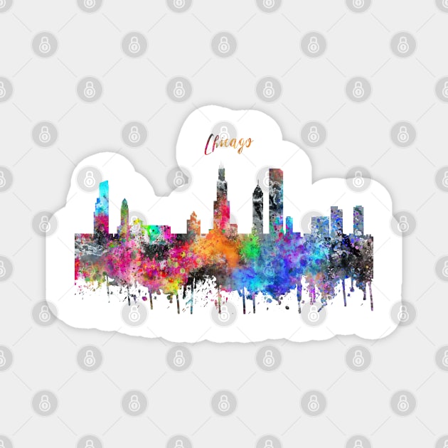 Chicago Magnet by RosaliArt