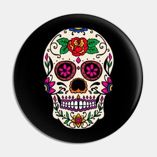 dia de los muertos skull Pin