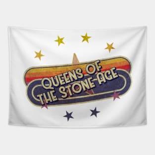 ElaCuteOfficeGirl Vintage Queens of the Stone Age Tapestry