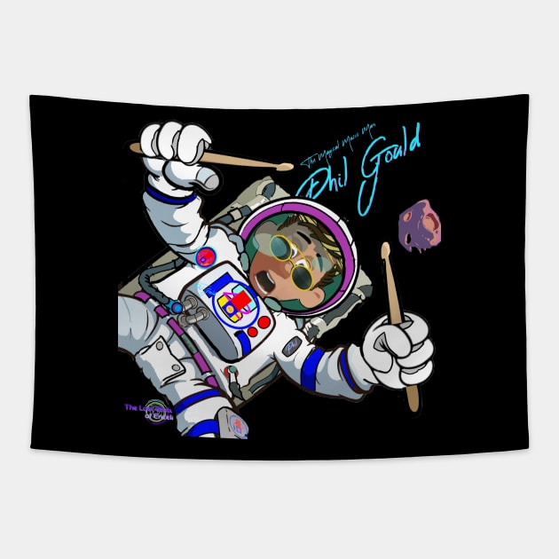 Tiny Space Man Phil Tapestry by EnceladusWaters