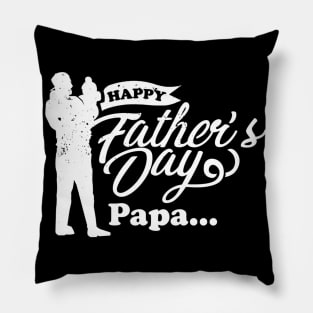 Happy Father's Day Papa Pillow