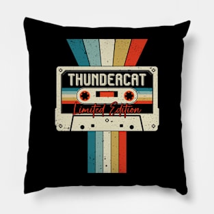 Graphic Thundercat Proud Name Cassette Tape Vintage Birthday Gifts Pillow