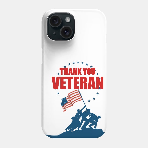 Veteran day holiday gift father grandpa freedom Phone Case by Flipodesigner