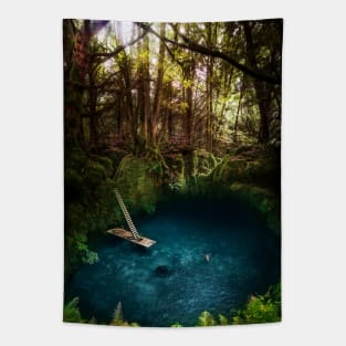 Tropical Pond Tapestry