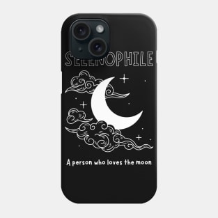 SELENOPHILE MOON AND CLOUDS Phone Case