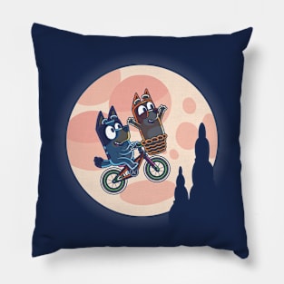 Heelers Moon Pillow