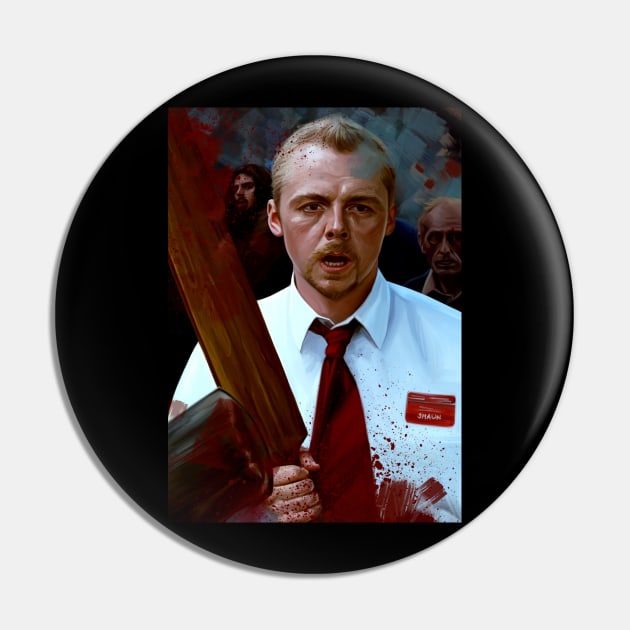 Shaun of the Dead Pin by dmitryb1