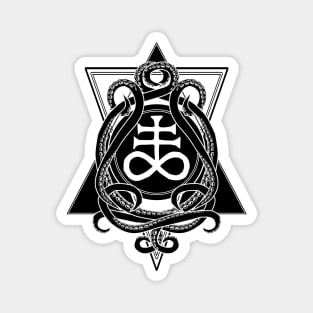 Leviathan cross and tentacles Magnet