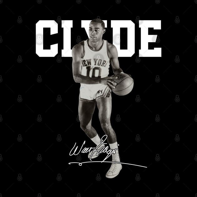 Walt Frazier The Clyde Basketball Legend Signature Vintage Retro 80s 90s Bootleg Rap Style by CarDE