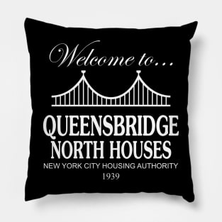 Welcome to Queensbridge North Houses Pillow